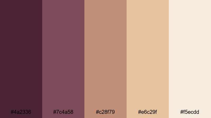 patina of the senate roman empire color palette with hex codes