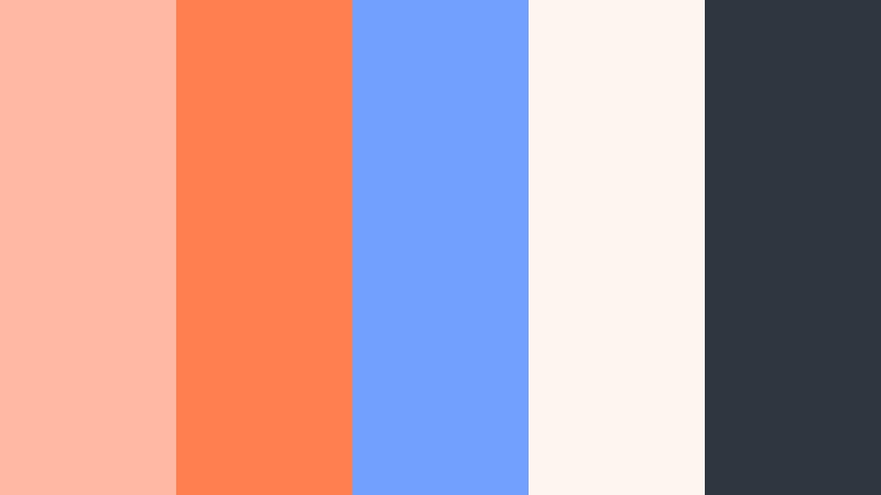 peach lesson balloon explainer video color color palette with hex codes