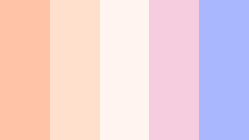 peach milk aesthetic sunset peach color palette with hex codes