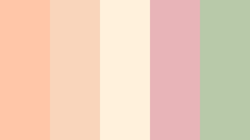 peach petal glow spring color palette color palette with hex codes