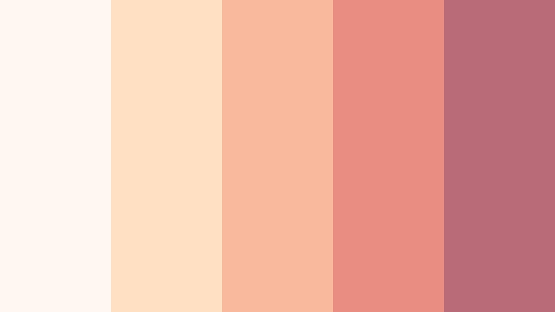 peachy promise valentine color palette color palette with hex codes