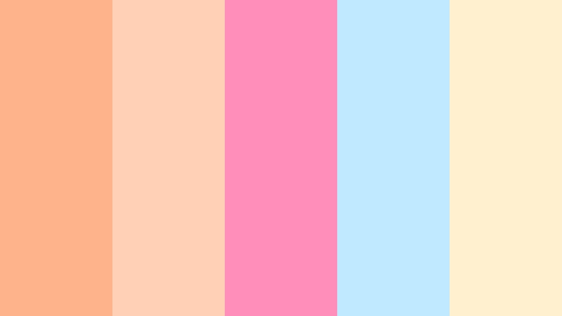 peachy web crush y2k color palette color palette with hex codes