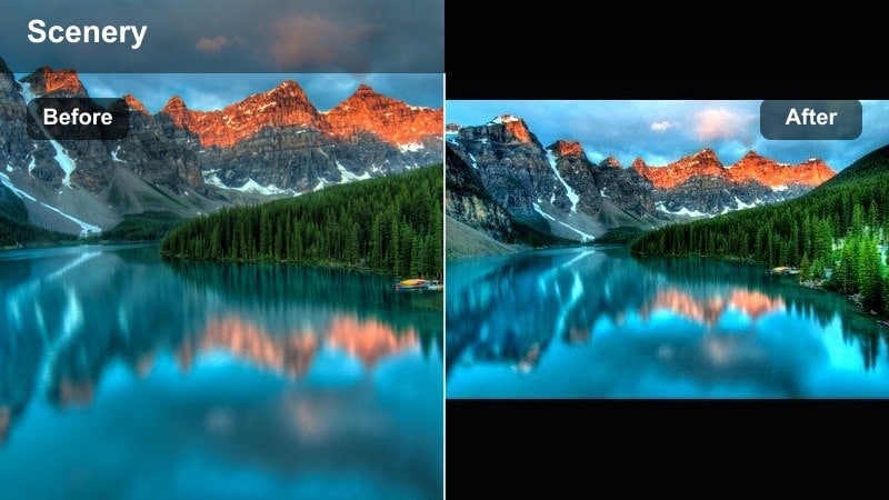 Traveler writing in a journal on a mountain ledge with soft filmic tones