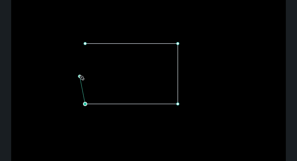 Filmora draw motion path closing shapes
