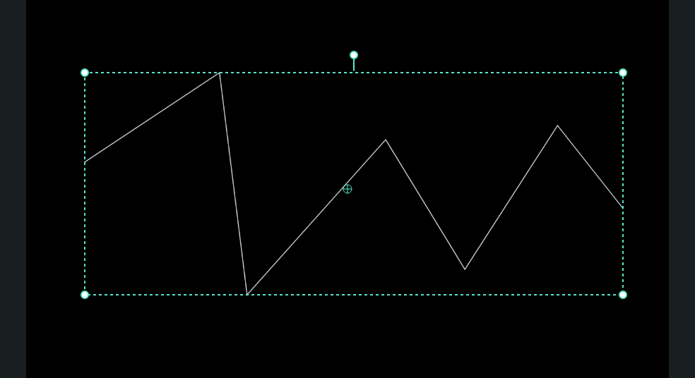 Filmora custom path motion toggling anchor points