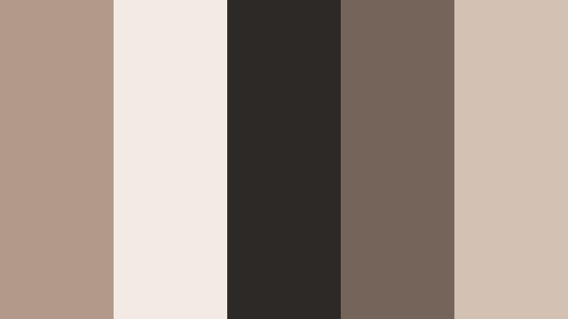 penthouse evening edit aged taupe color palette with hex codes