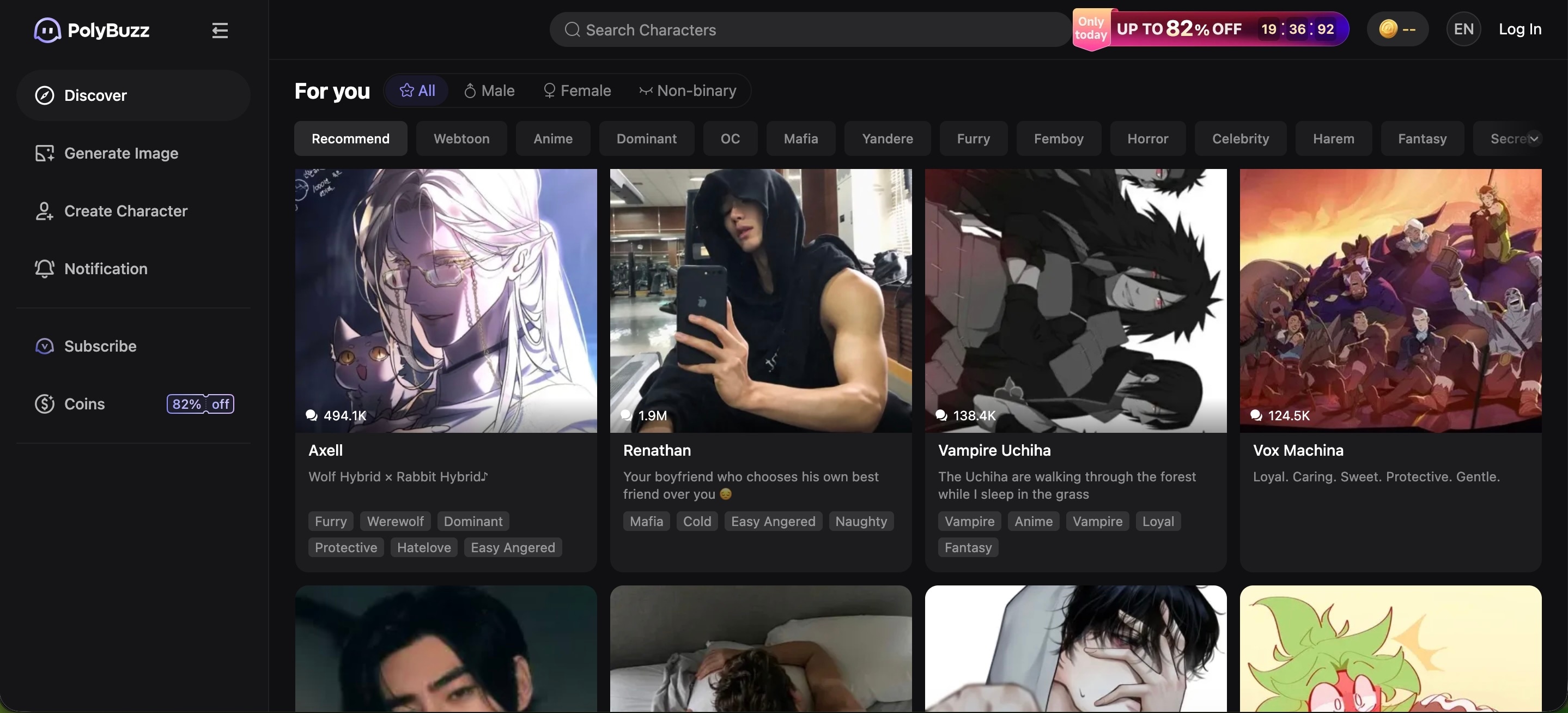 polybuzz ai perchance ai alternative