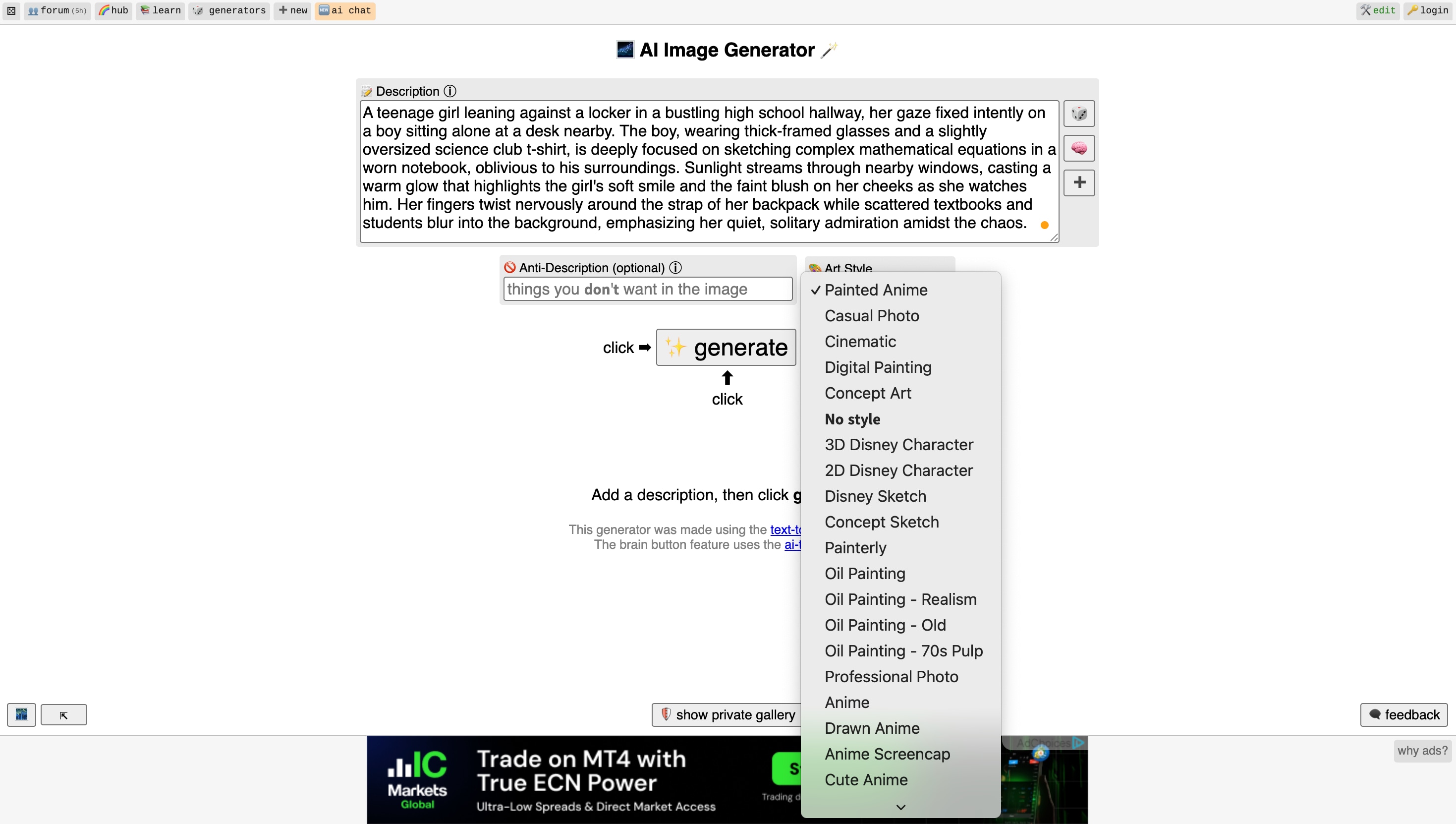 perchance ai image generator styles