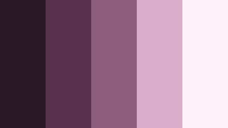 perfume on the pillow film noir purple color palette with hex codes