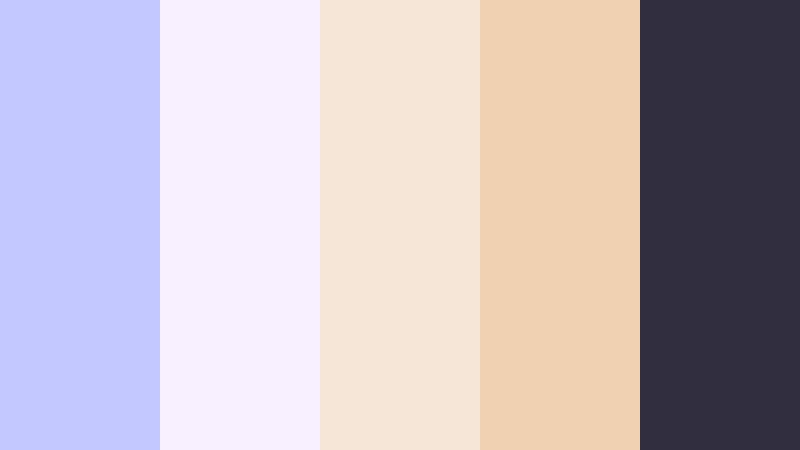 periwinkle champagne soiree soft periwinkle color palette with hex codes