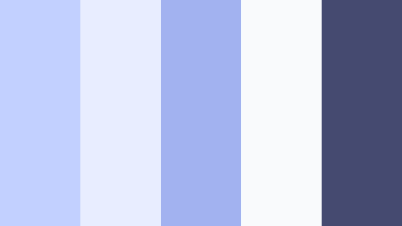 periwinkle glass ui icy periwinkle color palette with hex codes