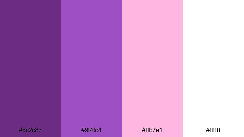 personal brand signature portfolio color palette with hex codes