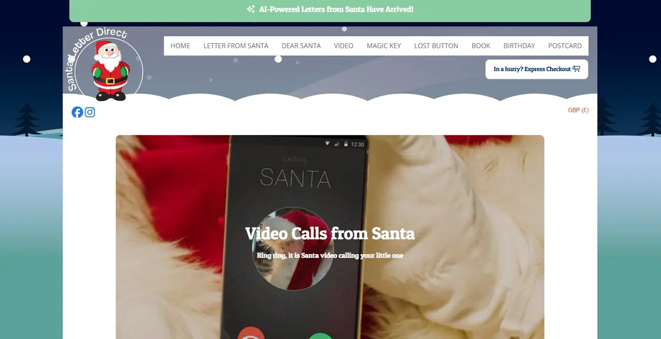 santa letter direct personalized santa video