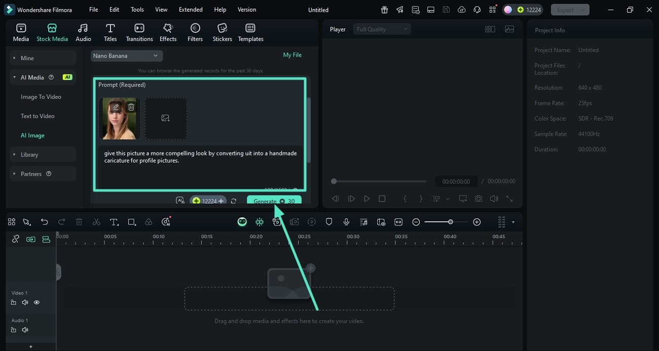 add image and prompt description
