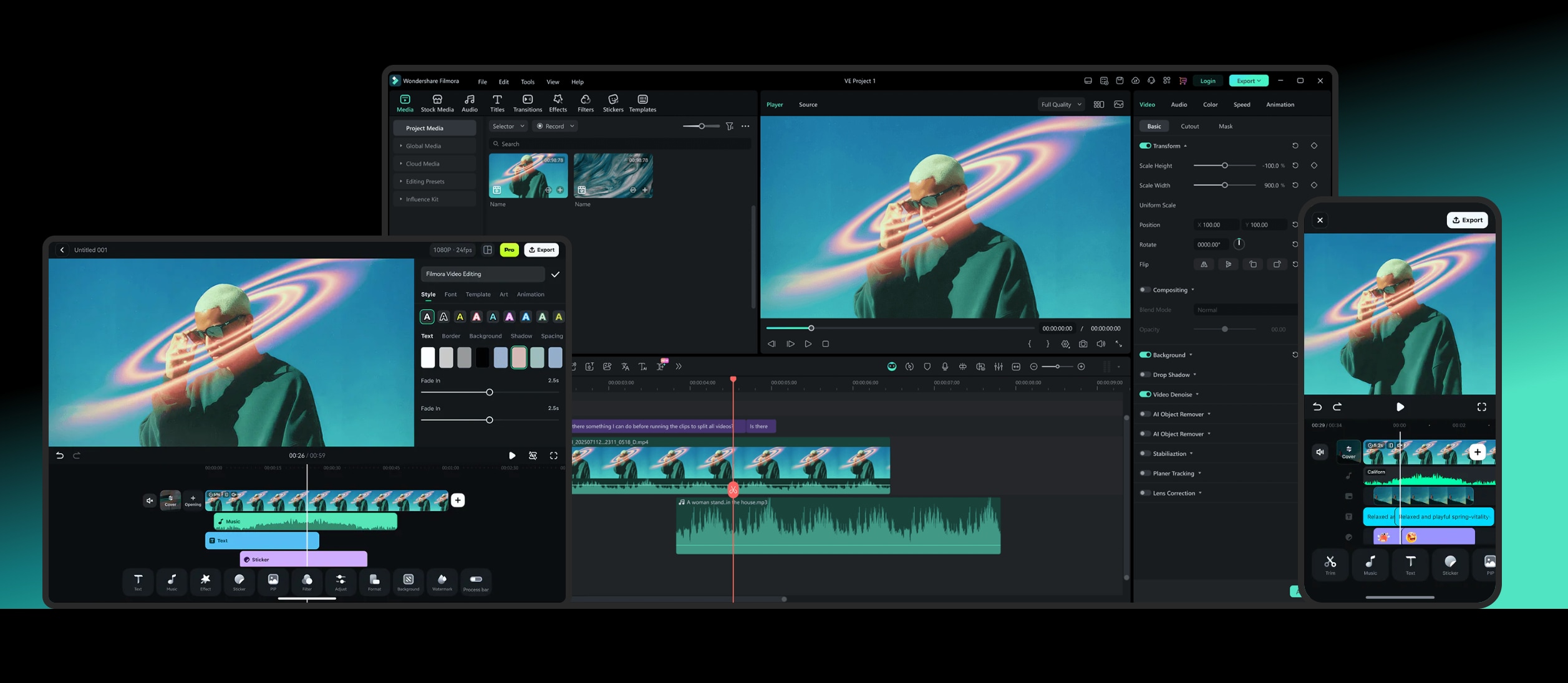 filmora blur photo background editor