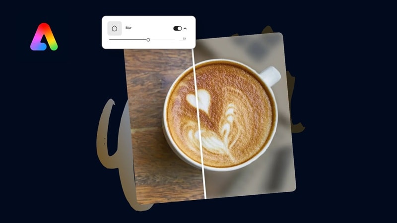 adobe express blur photo background editor