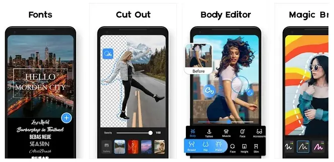 best body editing apps for free