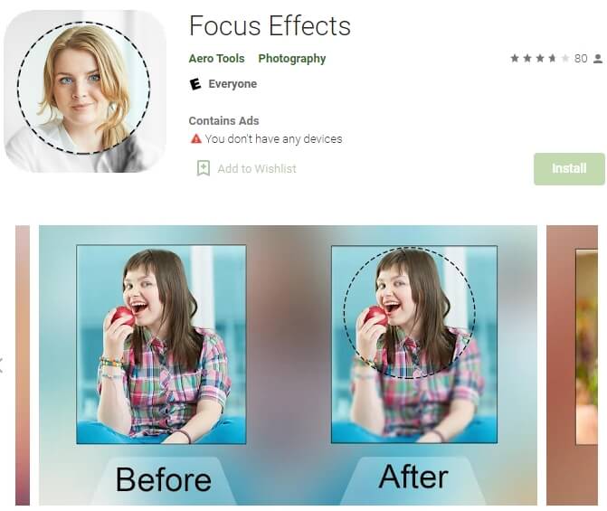 Focus Effects Background Blur App