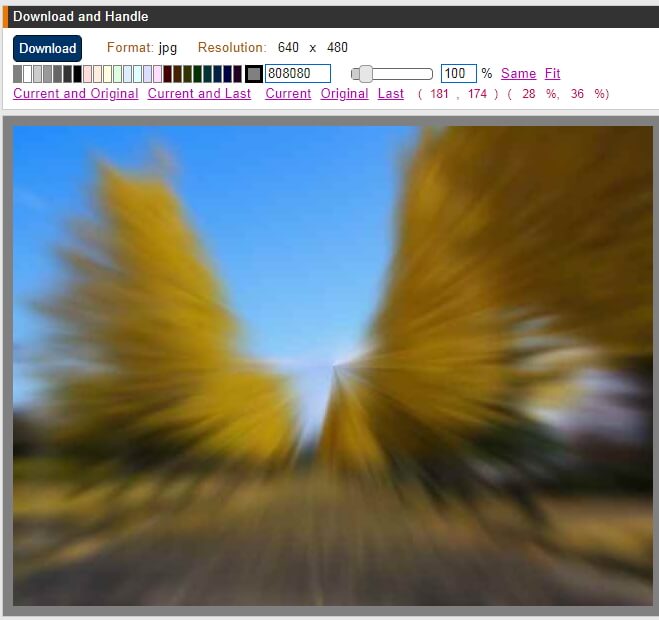  making radial blur memes 
