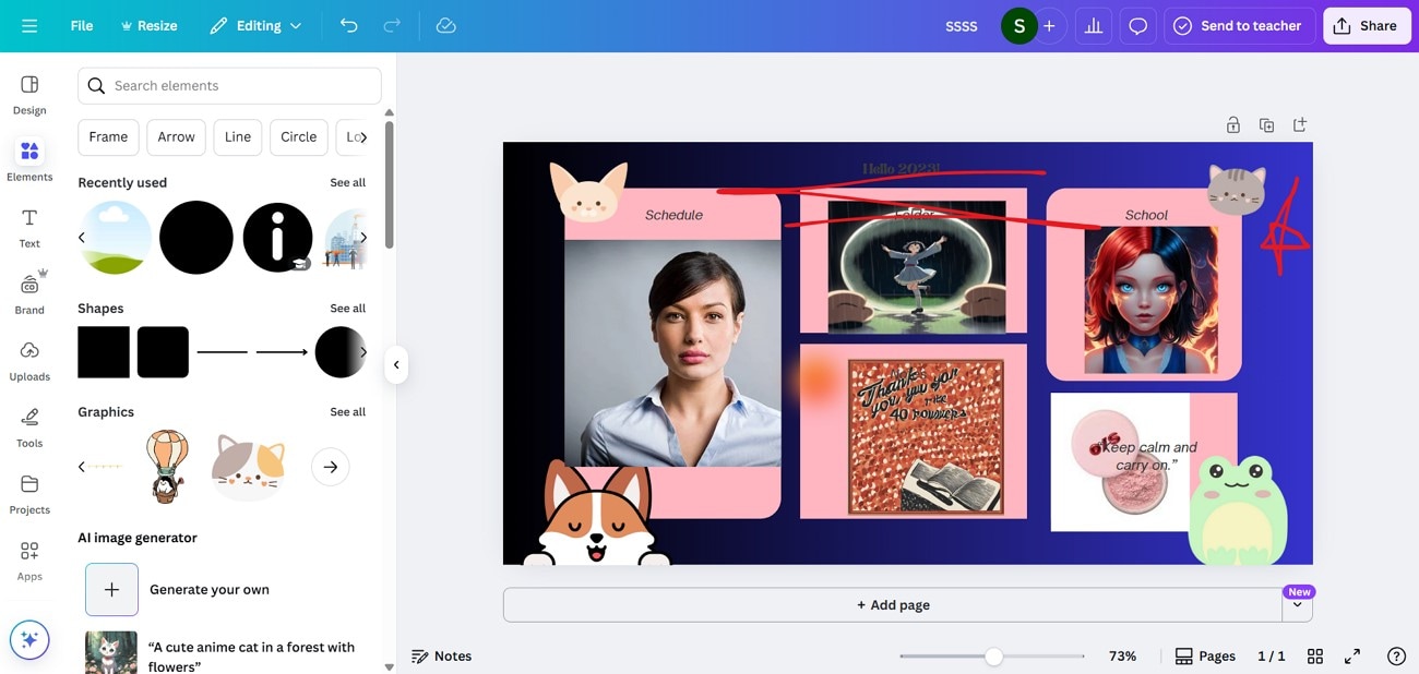 canva builds montages with ease