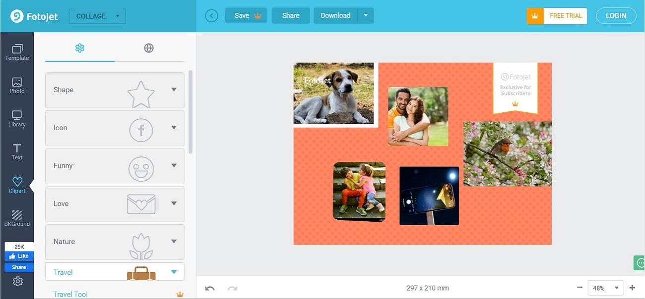 fotojet montage maker online