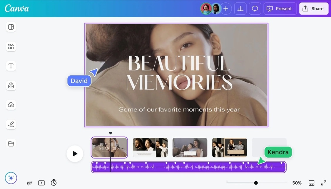 canva online slideshow maker