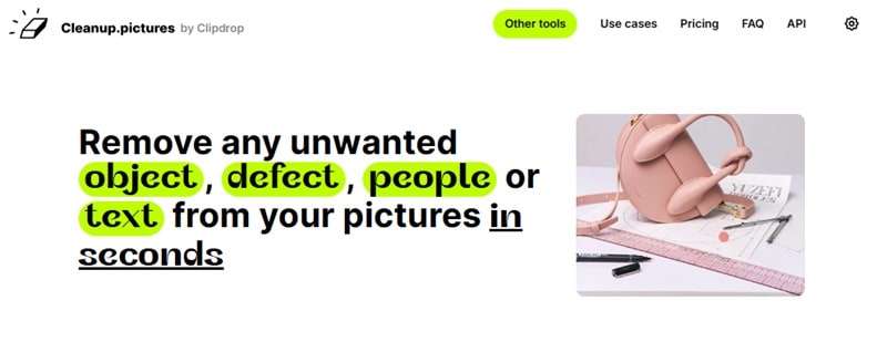 cleanup pictures online tool