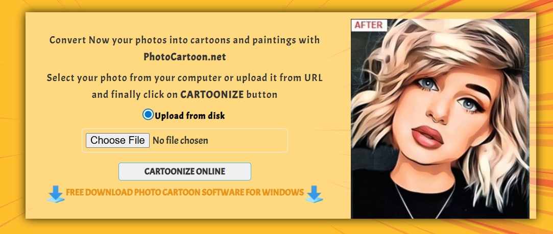 photocartoon photo to cartoon