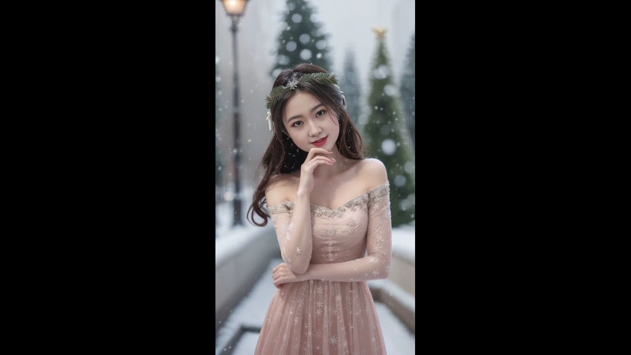 filmora image to video winter belle