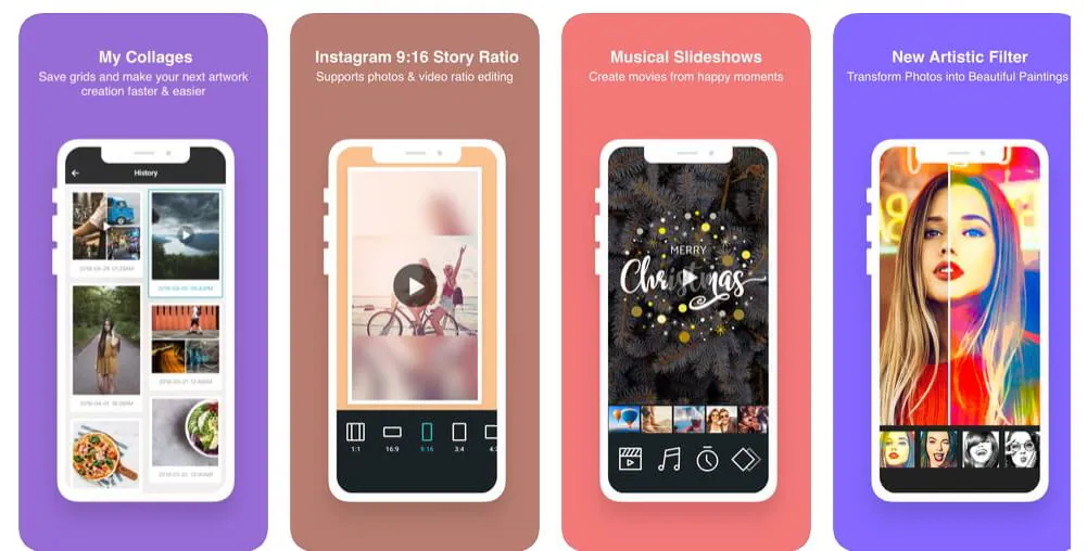 App Creazione Collage video per iPhone & iPad 