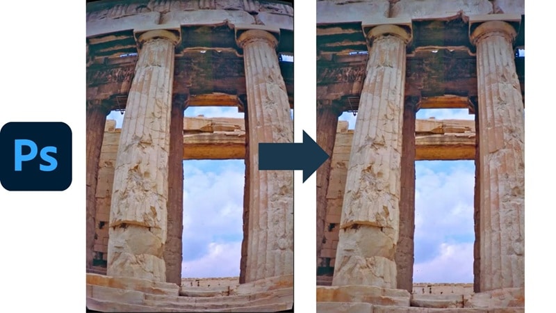 photoshop guide to correct lens distortion