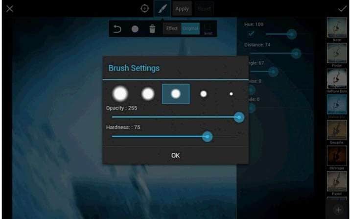 use brush to isolate subject