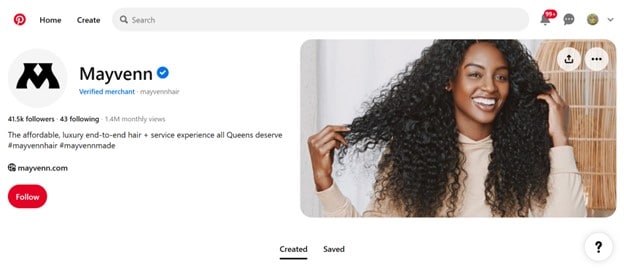 example of a business account
