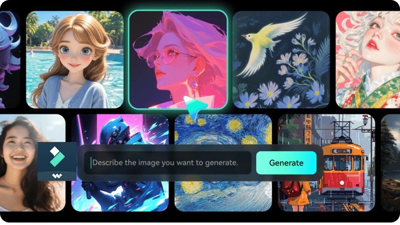 create ai image using text