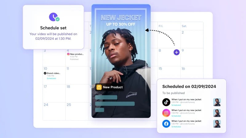auto publish your content with pippit