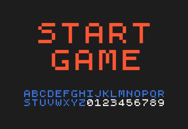 Retro overlays of pixel art templates from filmora