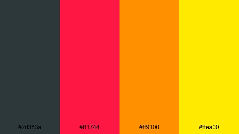 plasma control room outer space color palette with hex codes