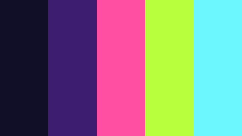 plasma garden cyberpunk color color palette with hex codes