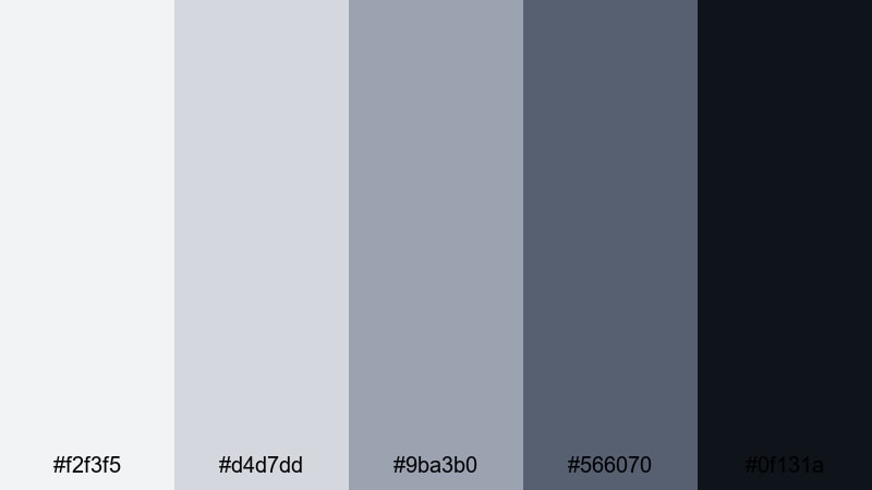 platinum office suite platinum color palette with hex codes