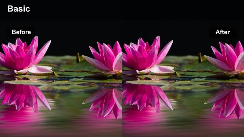 Model walking a brightly lit runway under cool platinum contrast filter.