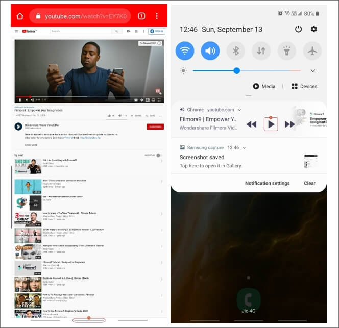  Play YouTube  background on Android