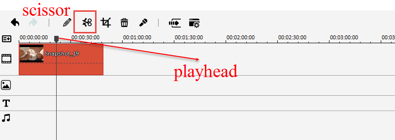 Playhead-gunting