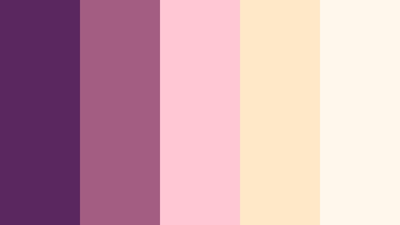 plum macaron afternoon retro plum color palette with hex codes