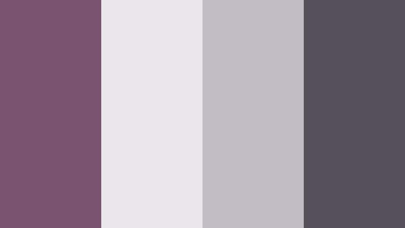 plum stone minimal muted plum color palette with hex codes