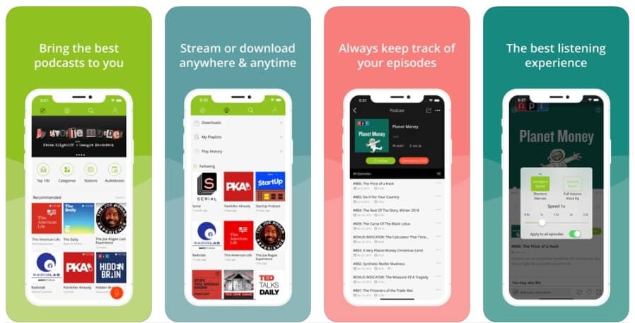 Miglior Lettore di Podcast - Podbean Podcast Player 