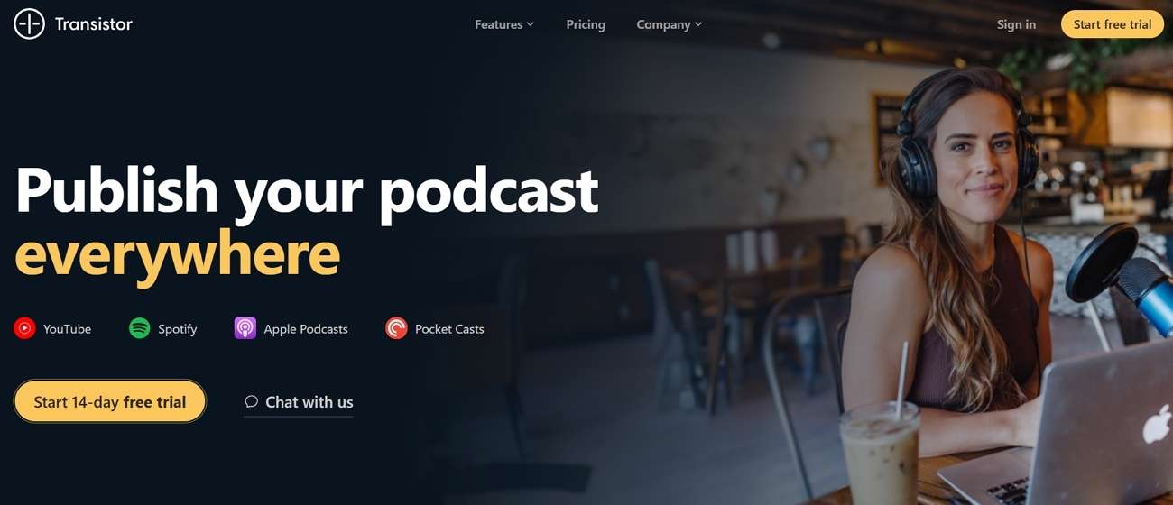 transistor podcast hosting site