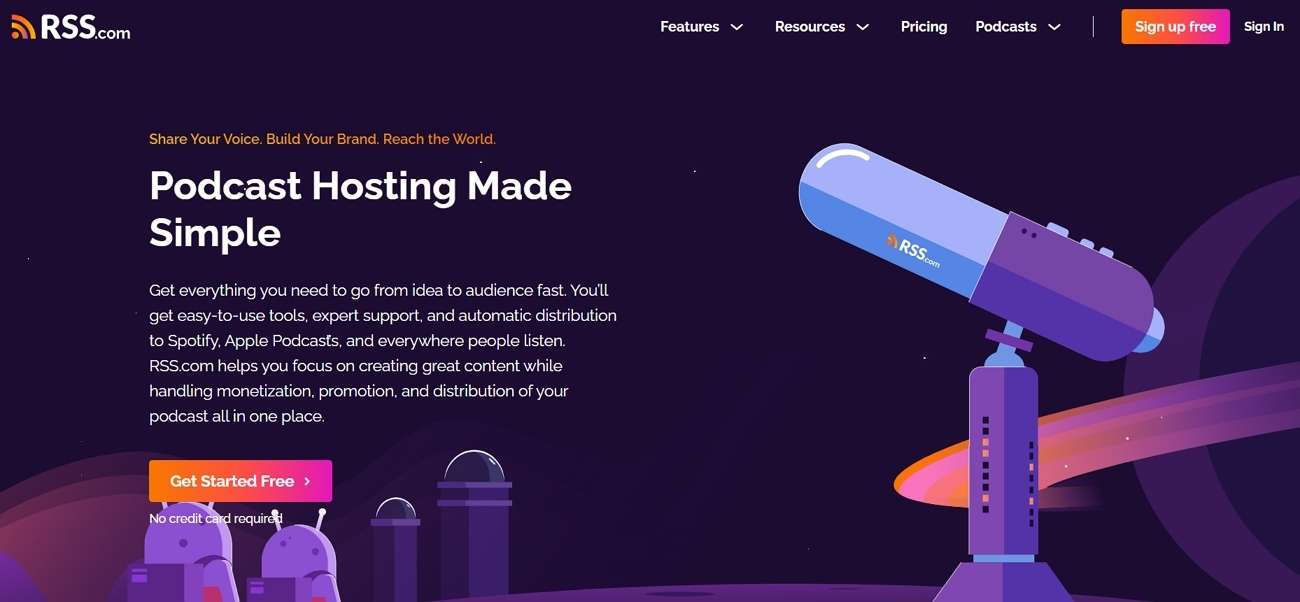 rss com platform podcast