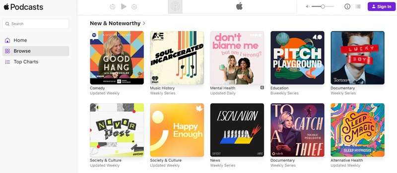 apple podcast platform