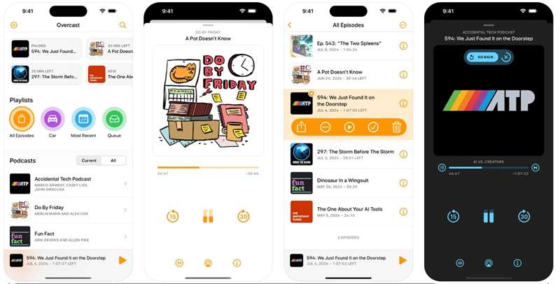overcast podcast apps