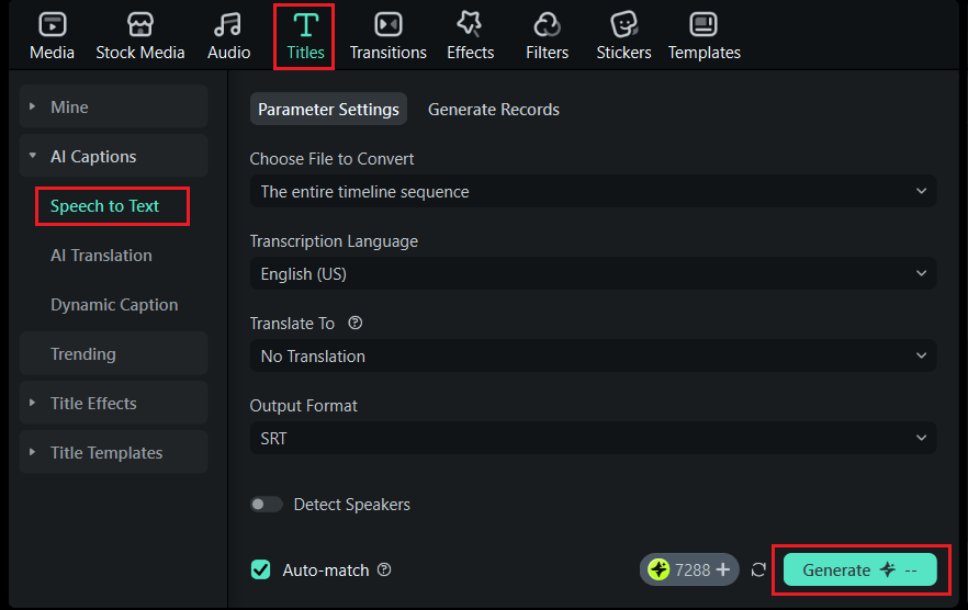 apply filmora ai captions
